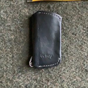 Bellboy Key Cover Black Leather